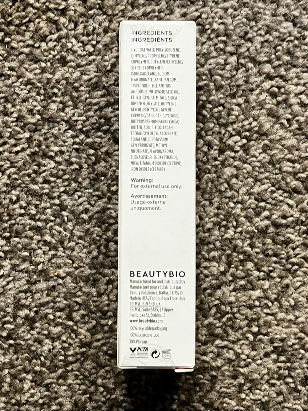 Beauty Bio The Pout Volumizing Lip Serum - Sparkling Rosé (Pink)